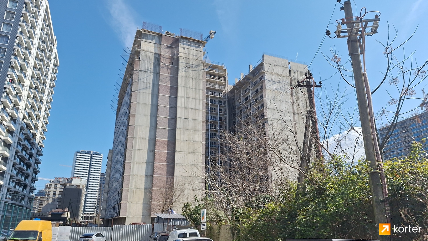 Ход строительства Casa Di Batumi - Ракурс 4, მარტი 2024