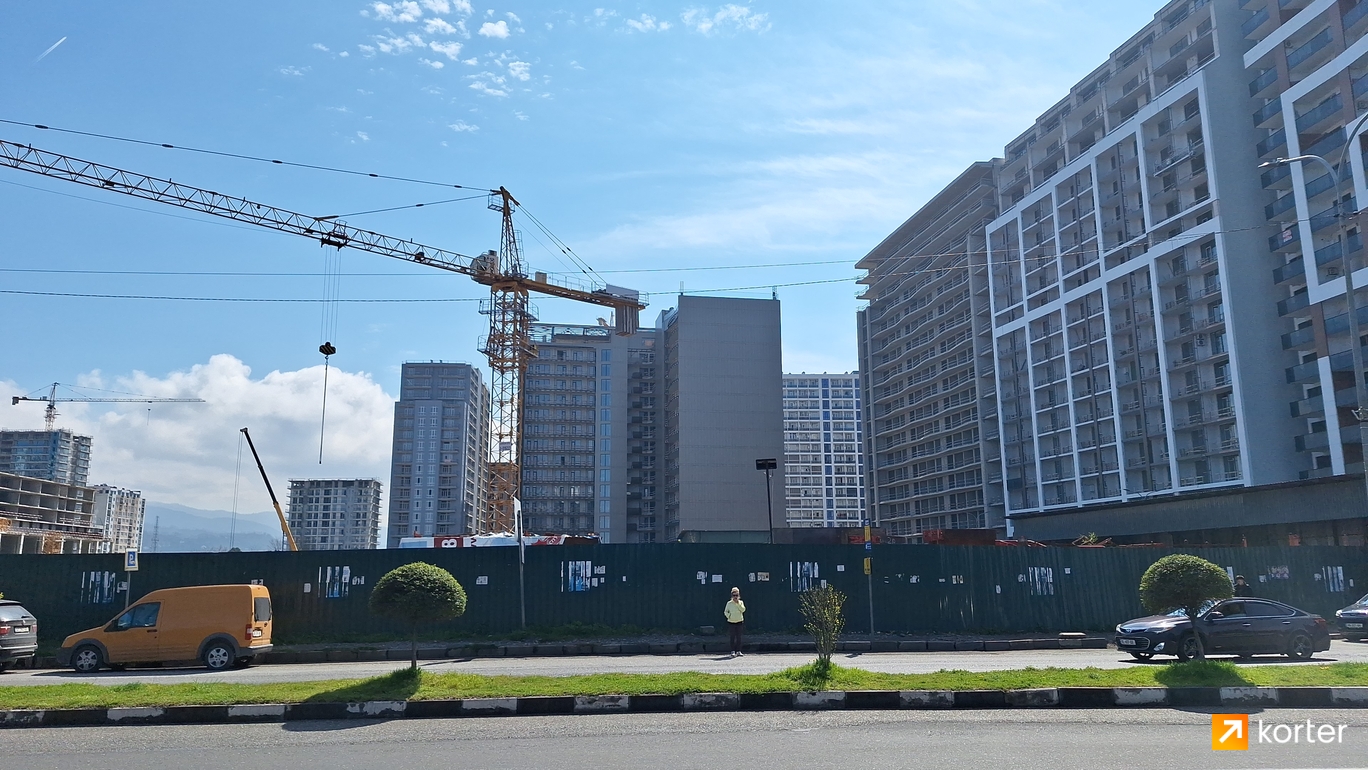 Construction progress Boulevard Point - Spot 4, март 2024