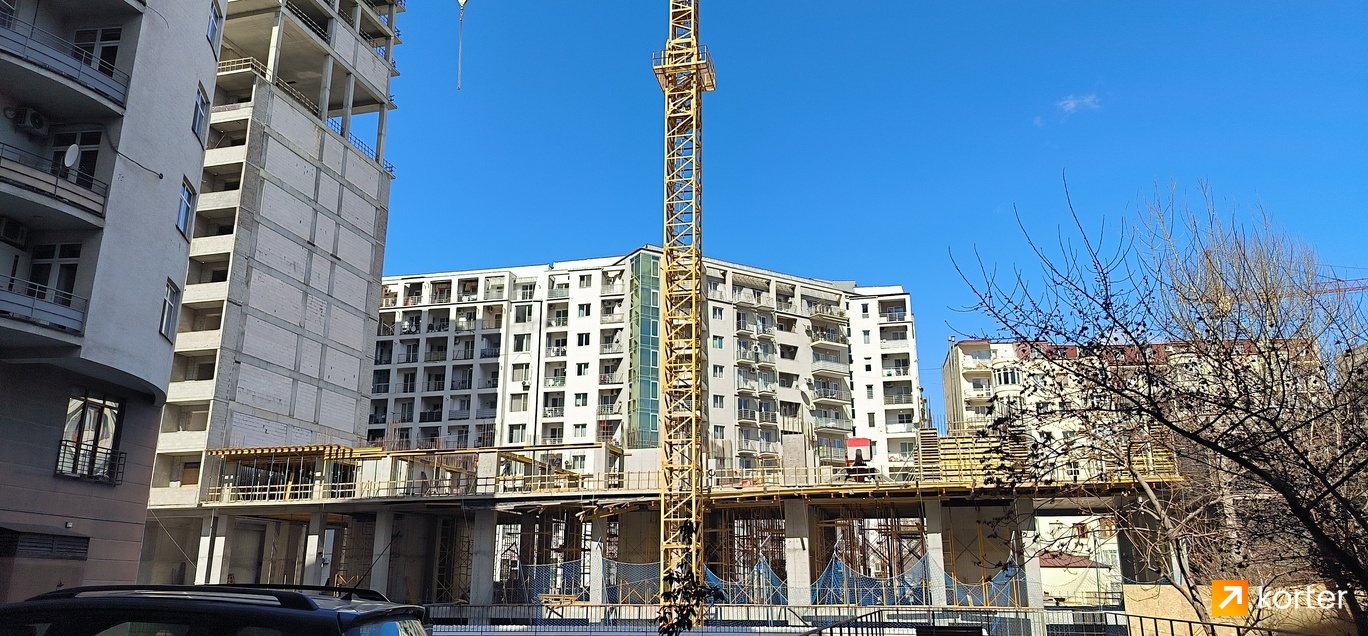 Construction progress Vake Residence - Spot 3, მარტი 2024