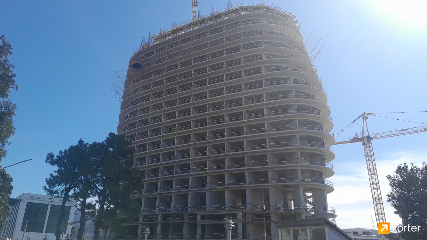 Construction progress Panorama - Spot 1, მარტი 2024