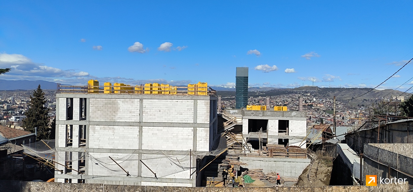 Construction progress Mtatsminda Panorama - Spot 1, March 2024