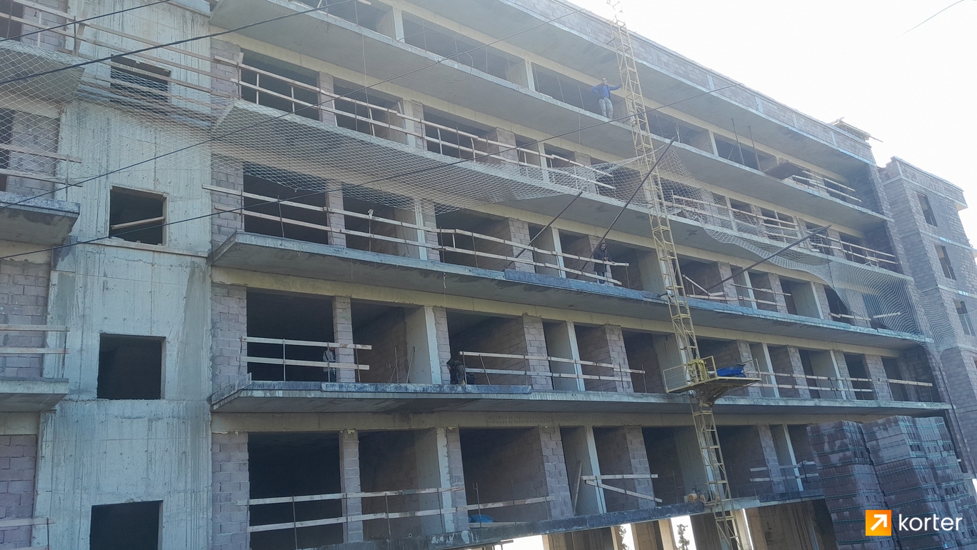 Construction progress Thalassa Group - Spot 1, март 2024