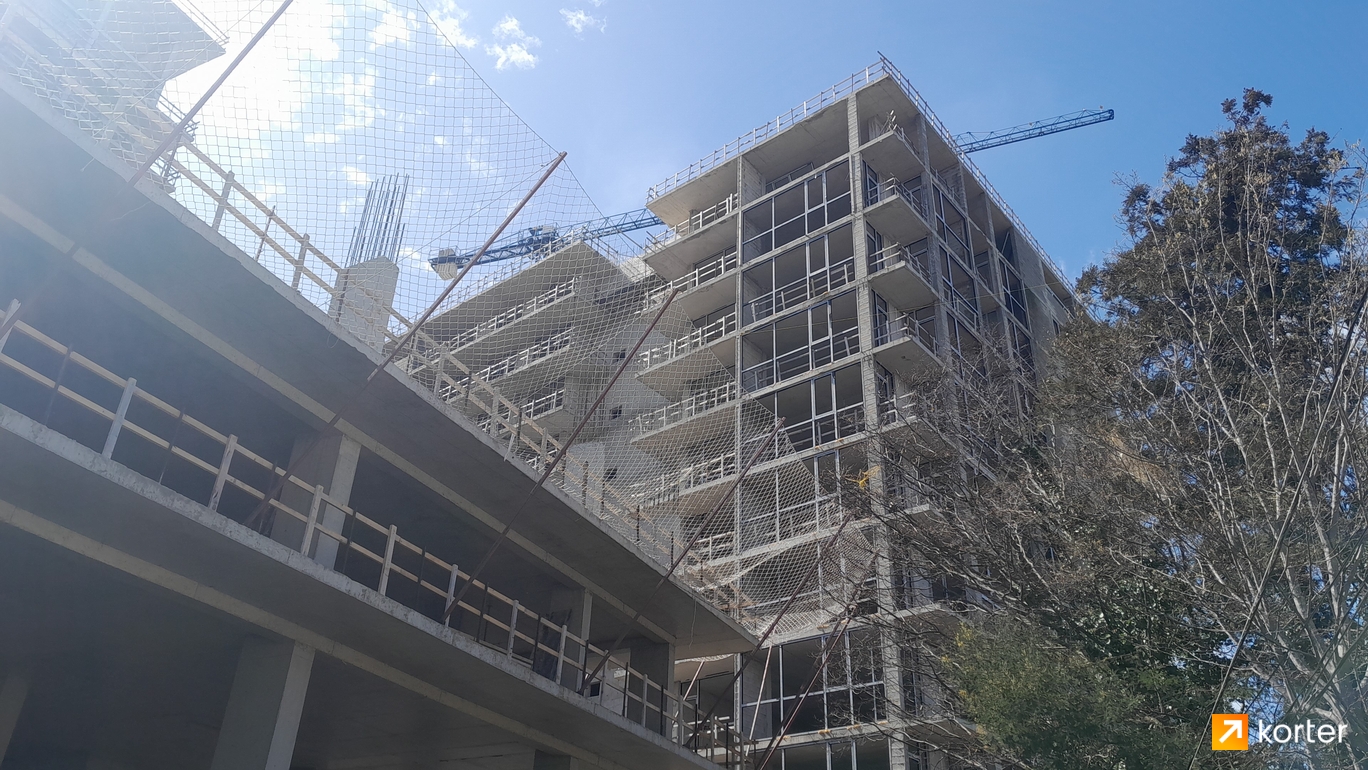 Construction progress Novotel Living - Spot 4, March 2024