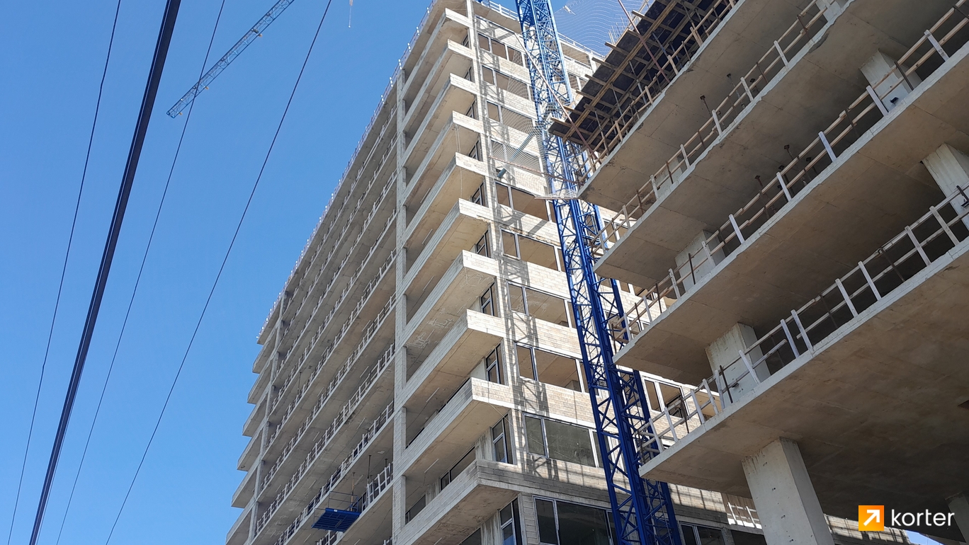 Construction progress Novotel Living - Spot 1, March 2024