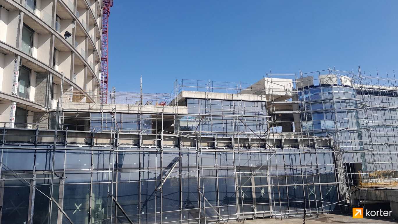 Construction progress Swissotel Residences -The Pearl Kobuleti - Spot 6, March 2024