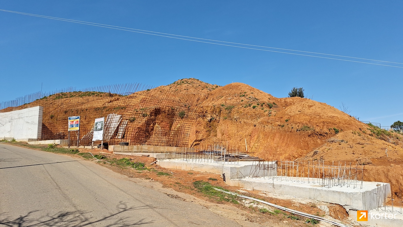 Construction progress Petra Villas - Spot 1, მარტი 2024