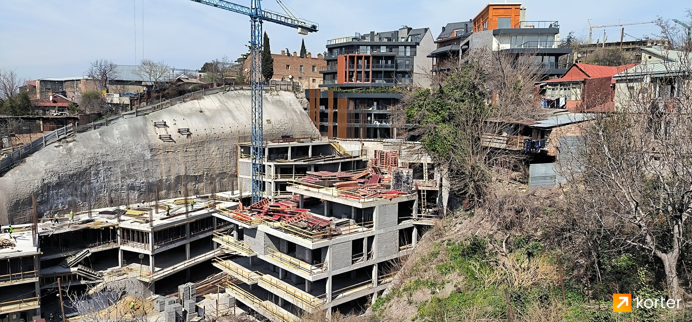 Construction progress Old City Panorama - Spot 4, აპრილი 2024