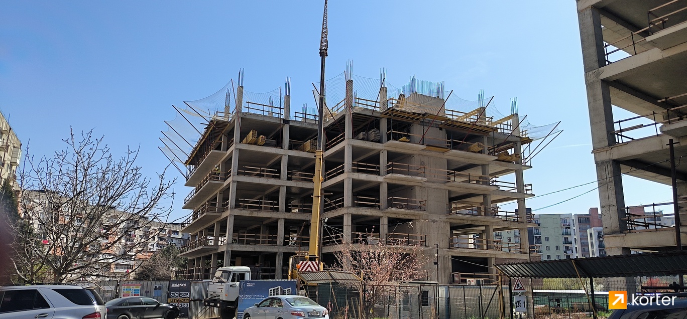 Construction progress Premium House Didi Dighomi - Spot 3, April 2024