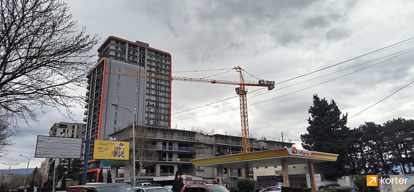 Construction progress K3 Tower - Spot 2, აპრილი 2024