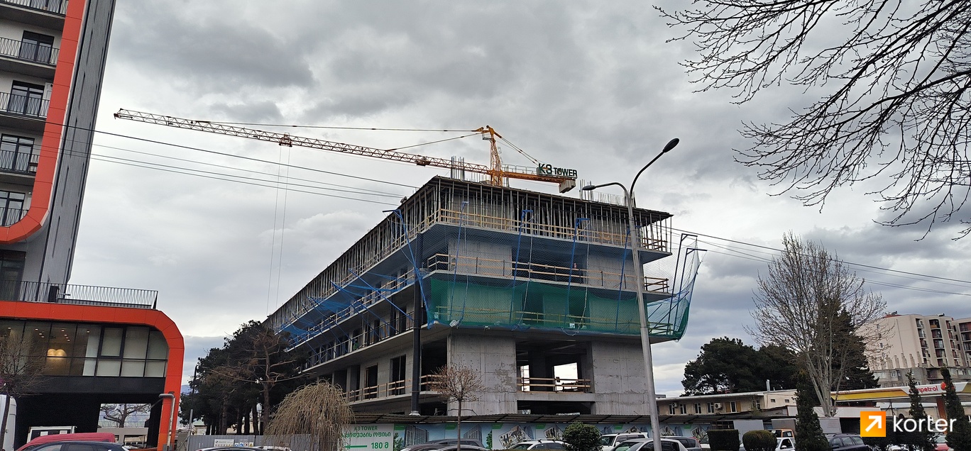 Construction progress K3 Tower - Spot 1, აპრილი 2024