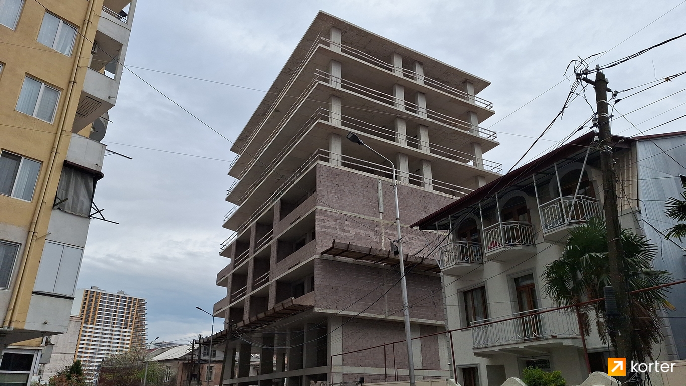 Construction progress New House Batumi - Spot 4, April 2024