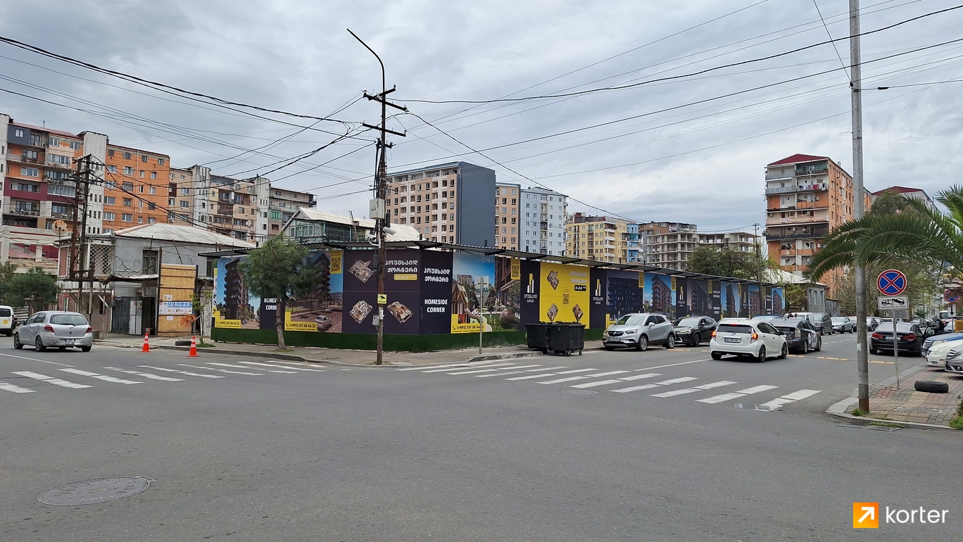 Construction progress Homeside Corner - Spot 1, აპრილი 2024