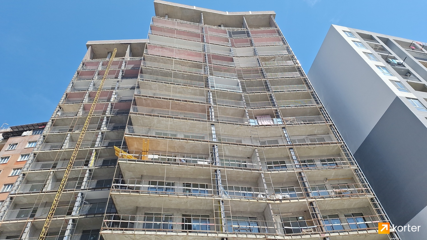 Construction progress Onix Tower Batumi - Spot 2, April 2024