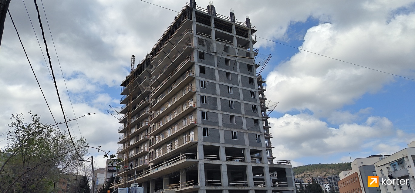 Construction progress Megobroba Jikia - Spot 1, апрель 2024