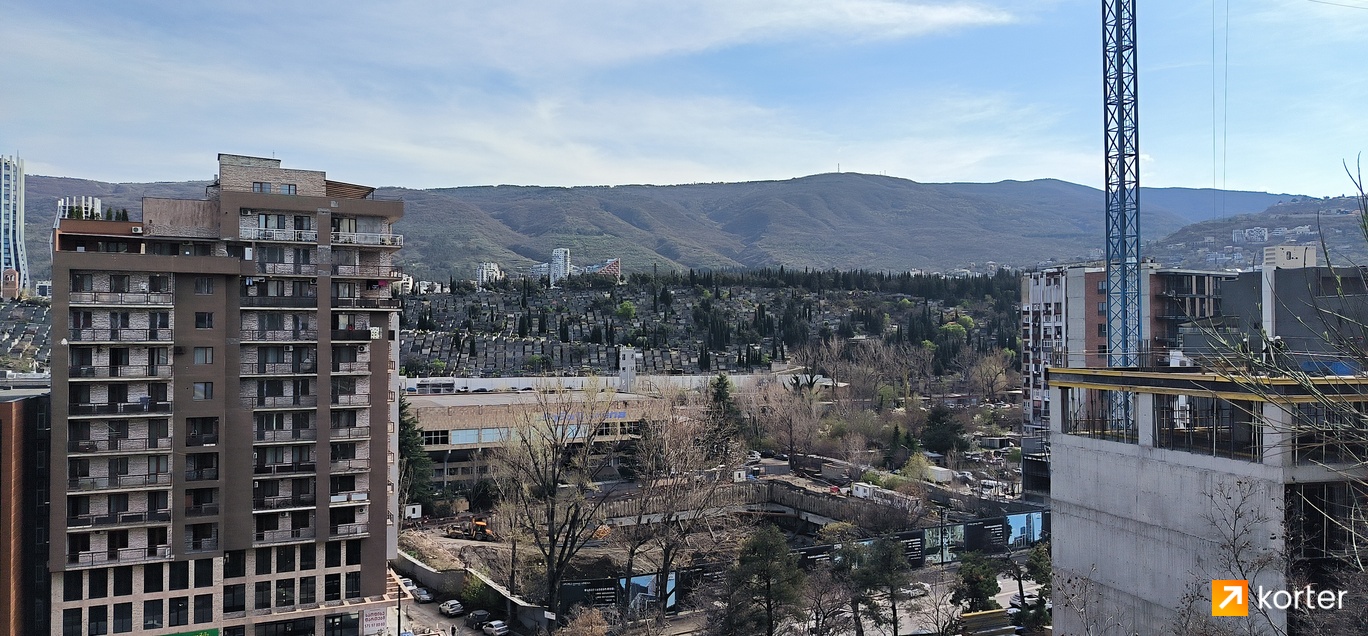 მშენებლობის პროცესი Hausart Arena - რაკურსი 1, აპრილი 2024