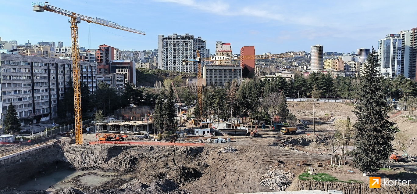 Construction progress Cityzen - Spot 1, April 2024