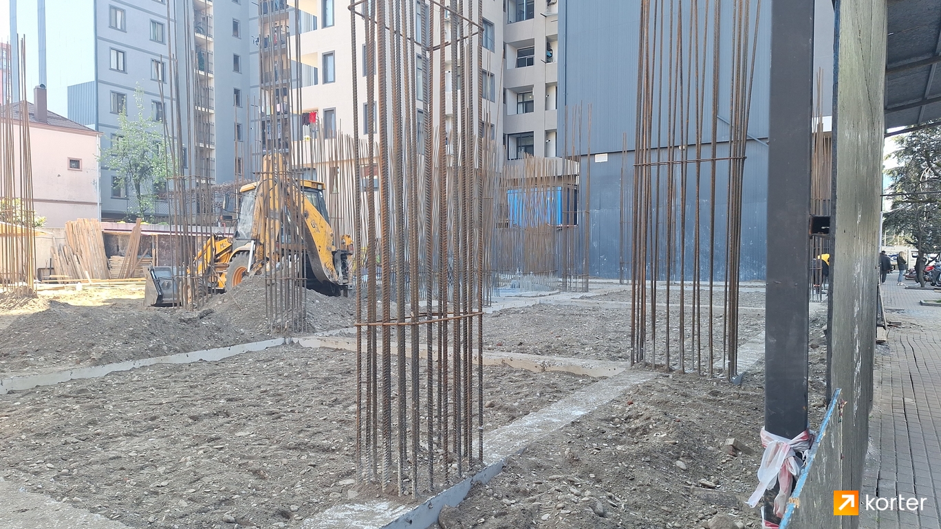 Construction progress Midtown - Spot 1, апрель 2024