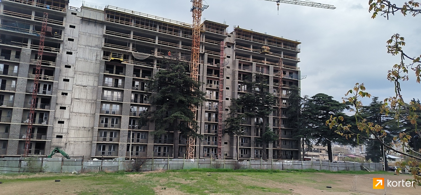 Construction progress Your home on Ninua 2 - Spot 3, апрель 2024