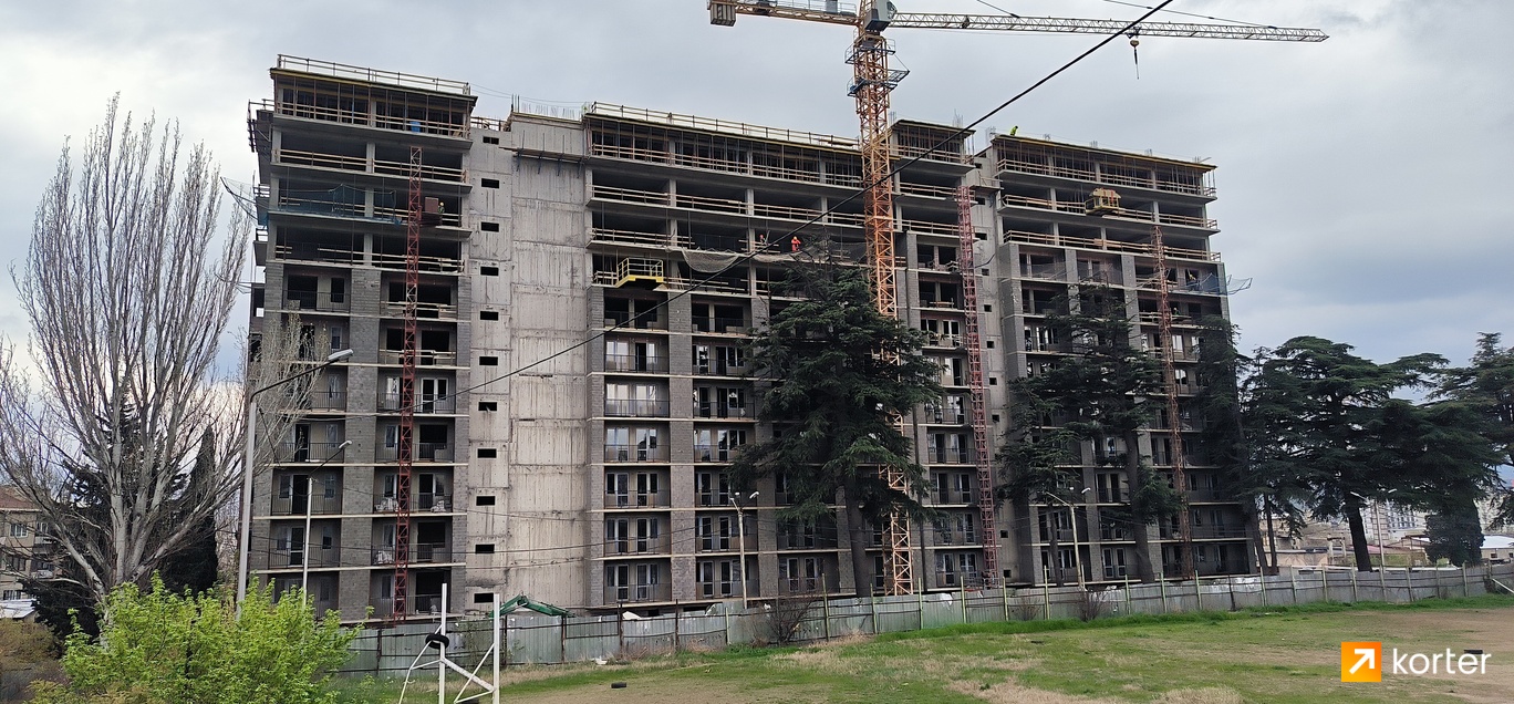 Construction progress Your home on Ninua 2 - Spot 2, აპრილი 2024