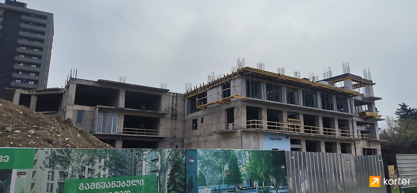 Construction progress Woodside Dighomi - Spot 1, April 2024