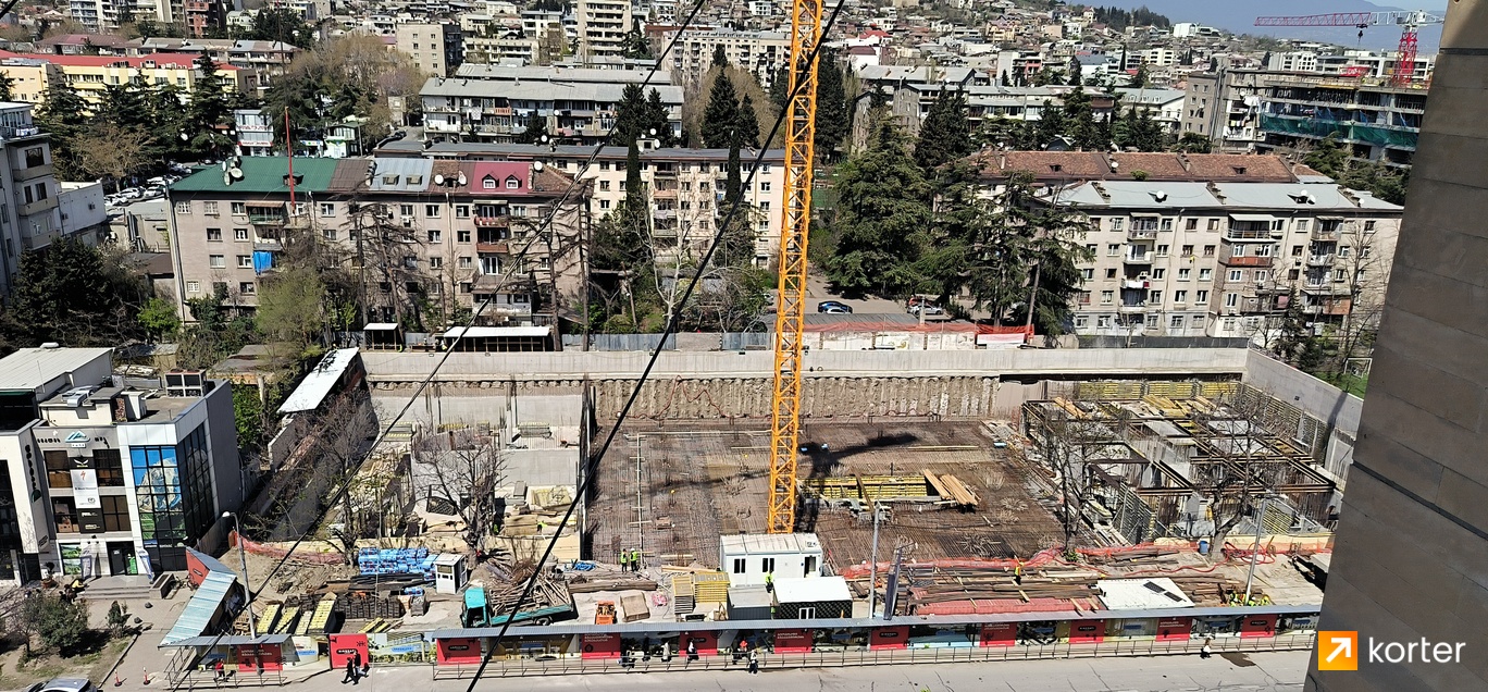 მშენებლობის პროცესი Sakeni - რაკურსი 1, April 2024