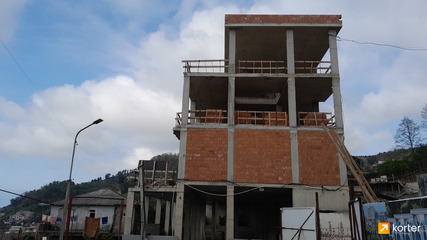 Construction progress Wyndham Grand Residences Batumi Gonio. Riviera - Spot 3, April 2024