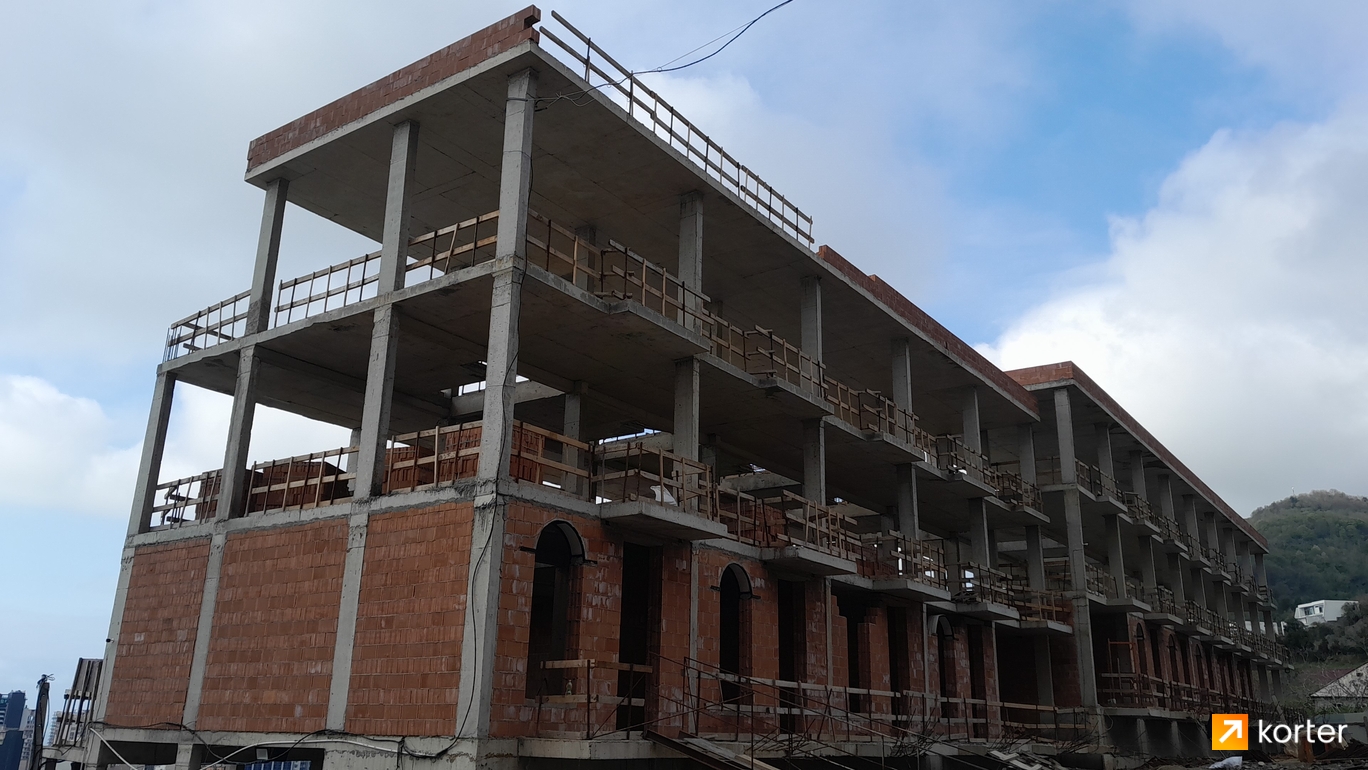 Construction progress Wyndham Grand Residences Batumi Gonio. Riviera - Spot 1, April 2024