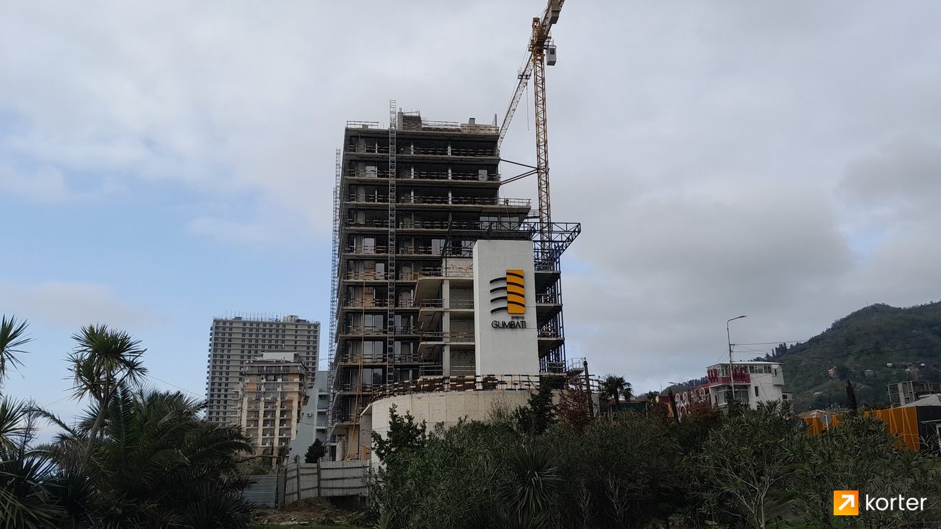 Construction progress Gumbati Residence - Spot 7, April 2024