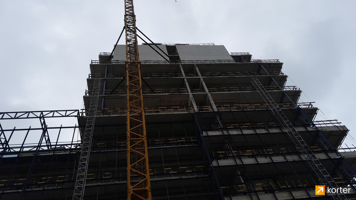 Construction progress Gumbati Residence - Spot 1, April 2024