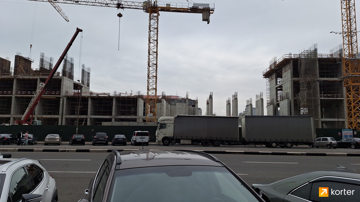 Construction progress Avenue by Orbi - Spot 4, აპრილი 2024