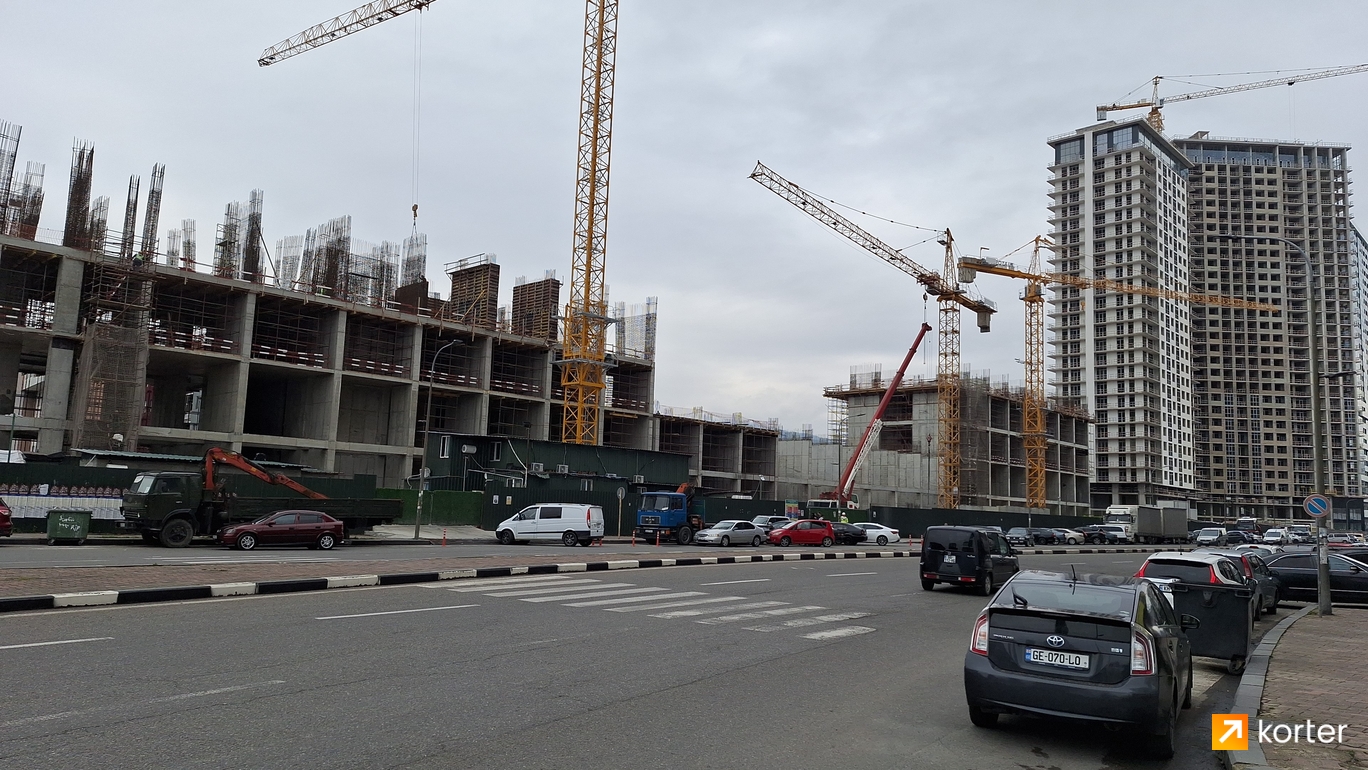 Construction progress Avenue by Orbi - Spot 2, April 2024