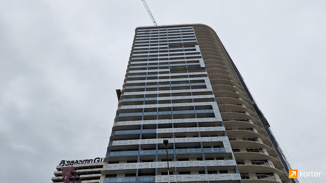 Ход строительства Bagrationi Residence Batumi - Ракурс 2, April 2024