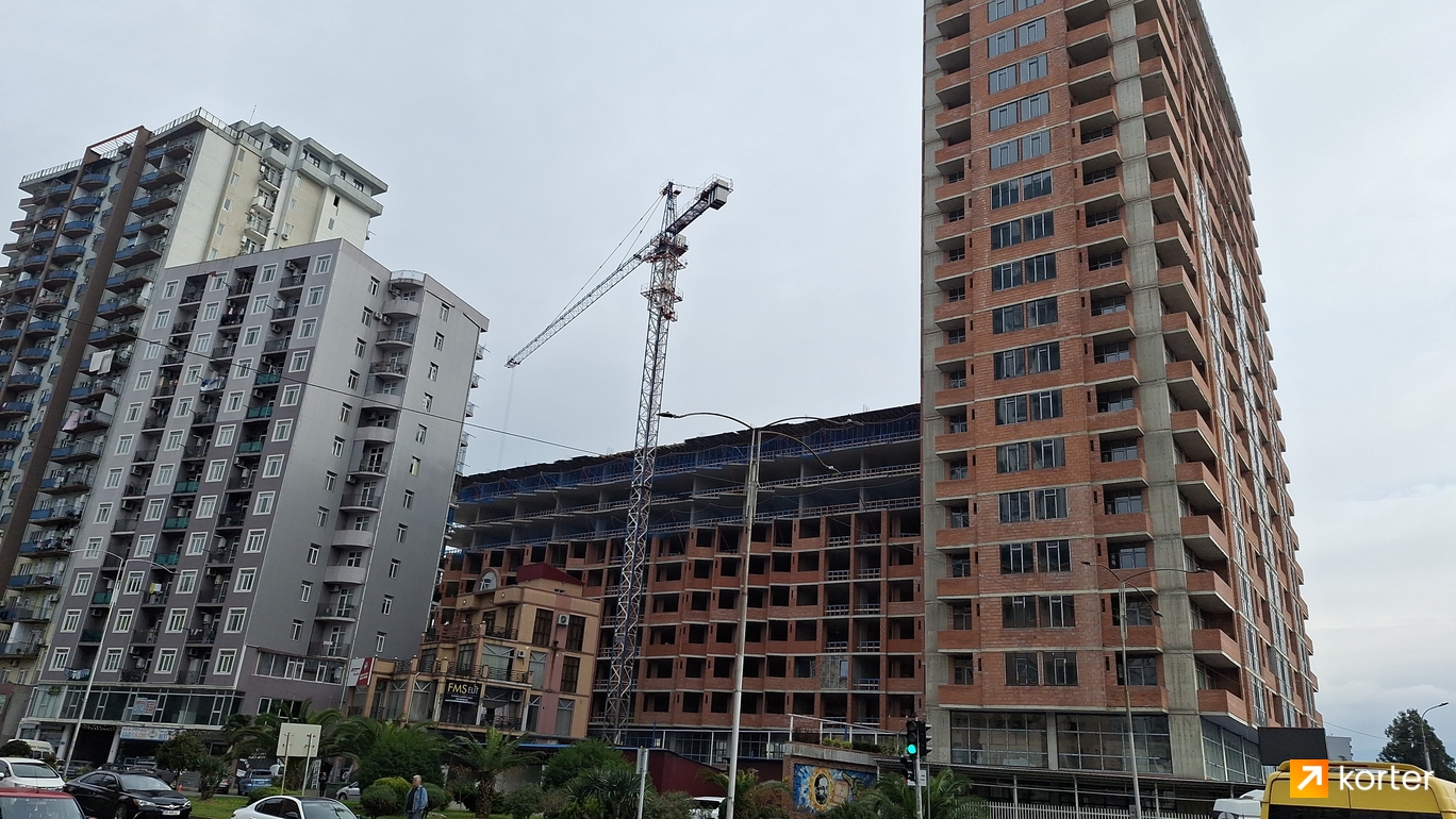 Construction progress Galileo Batumi - Spot 5, апрель 2024