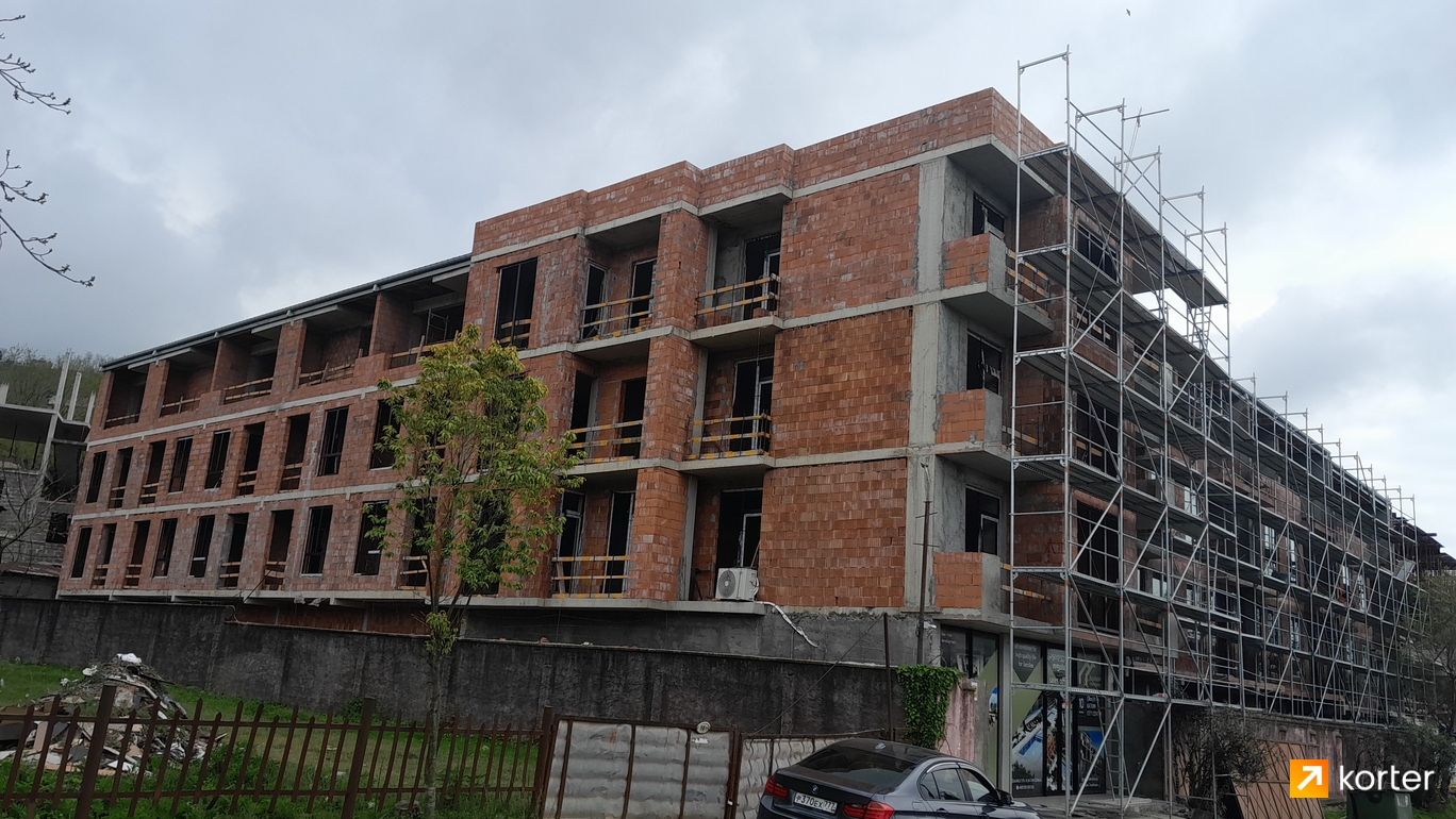 Construction progress Dominion Townhouses - Spot 3, აპრილი 2024