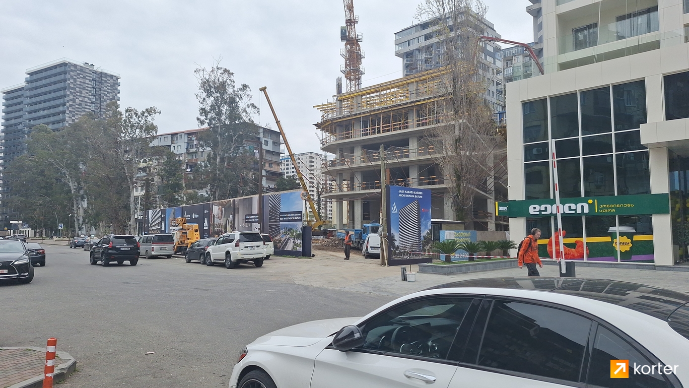 Construction progress Archi Ramada Batumi - Spot 4, April 2024