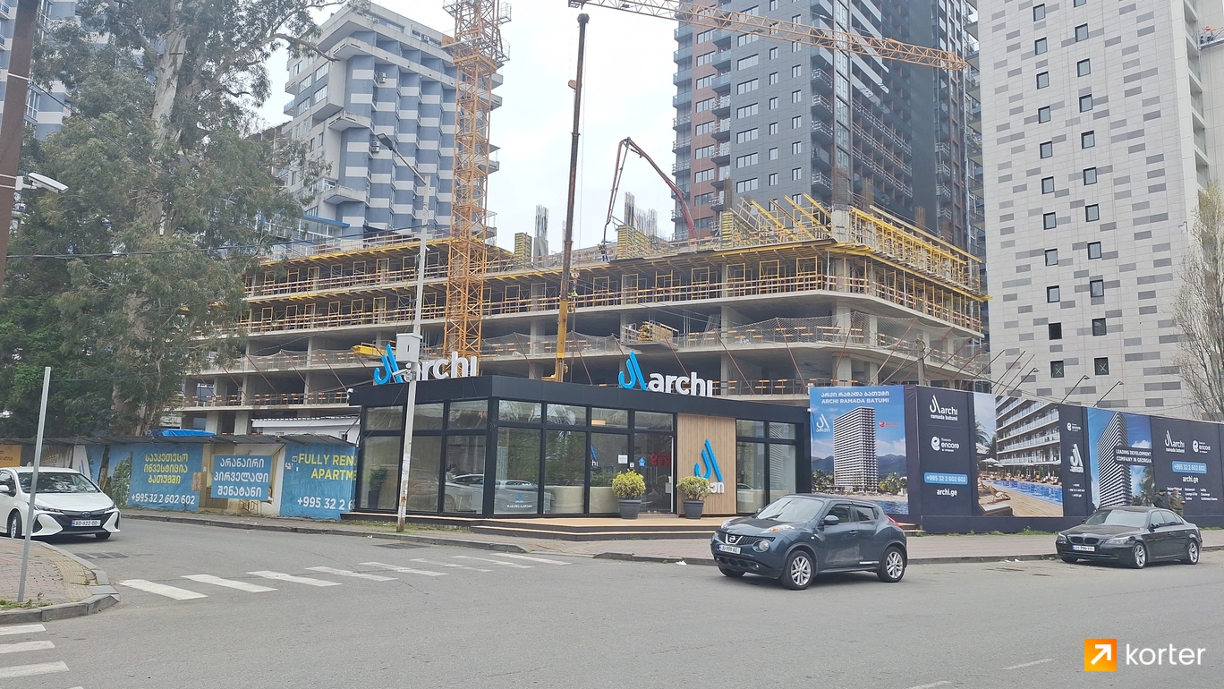 Construction progress Archi Ramada Batumi - Spot 5, April 2024