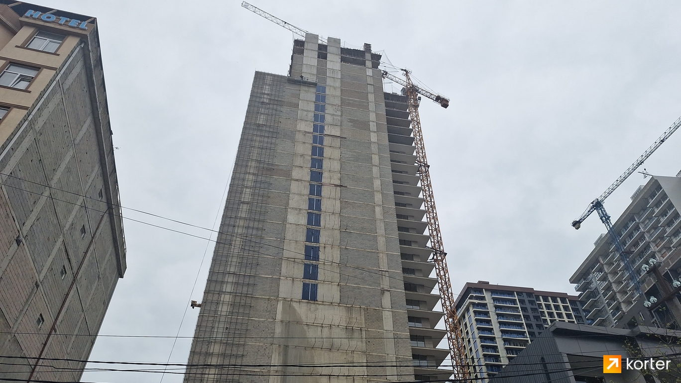 Construction progress Batumi Beach Tower - Spot 4, აპრილი 2024