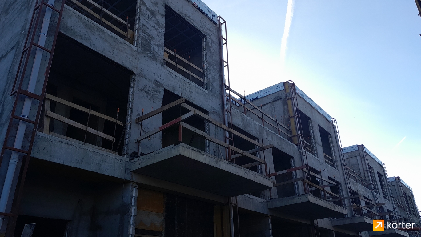 Construction progress Via Villas Batumi - Spot 3, აპრილი 2024