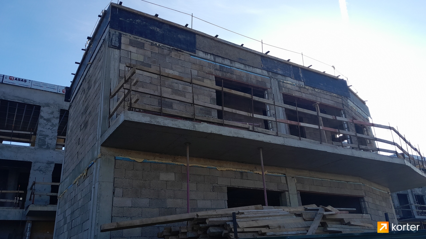 Construction progress Via Villas Batumi - Spot 2, აპრილი 2024