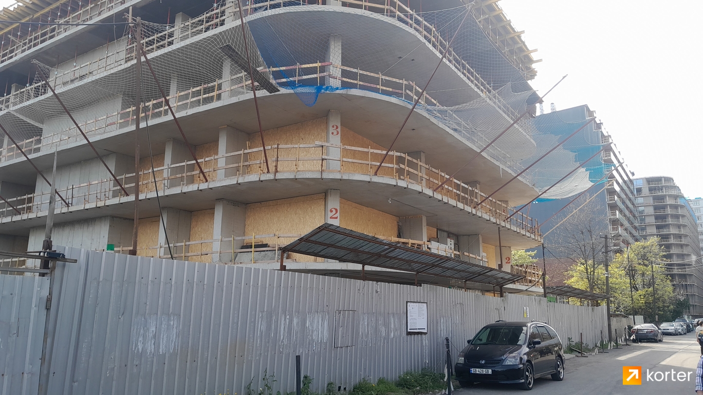 Construction progress Optima Residence - Spot 2, აპრილი 2024