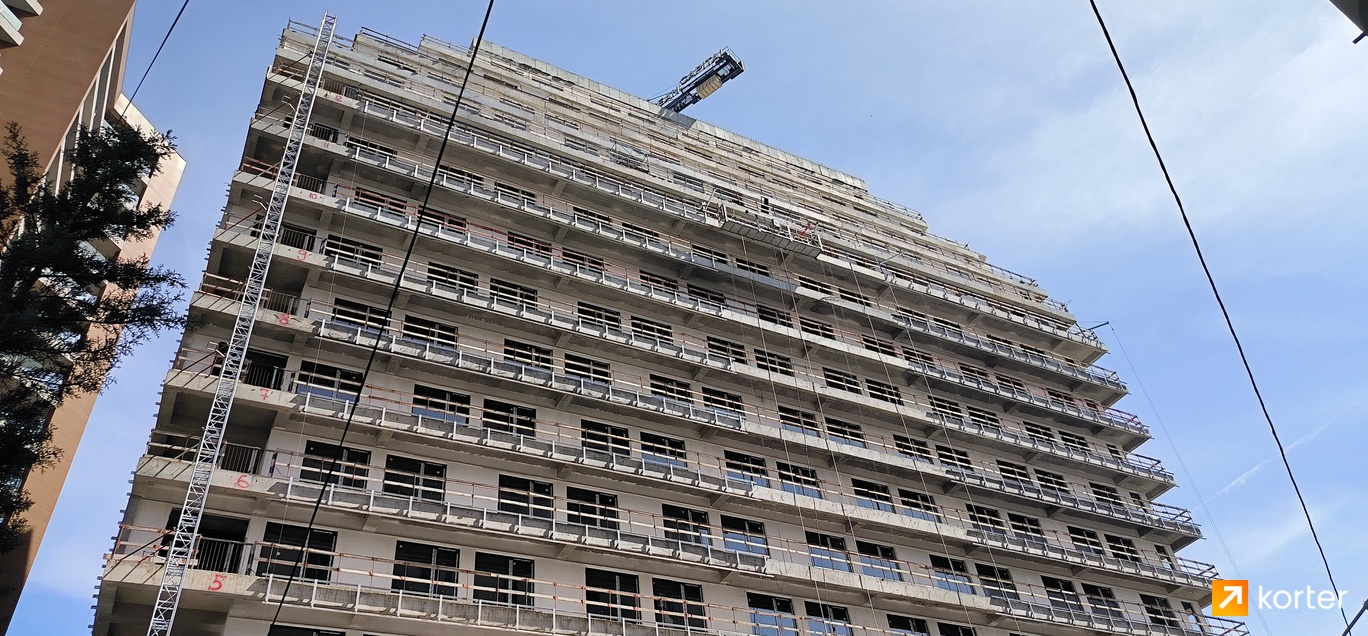 Construction progress Ocean Sky Residence - Spot 2, апрель 2024