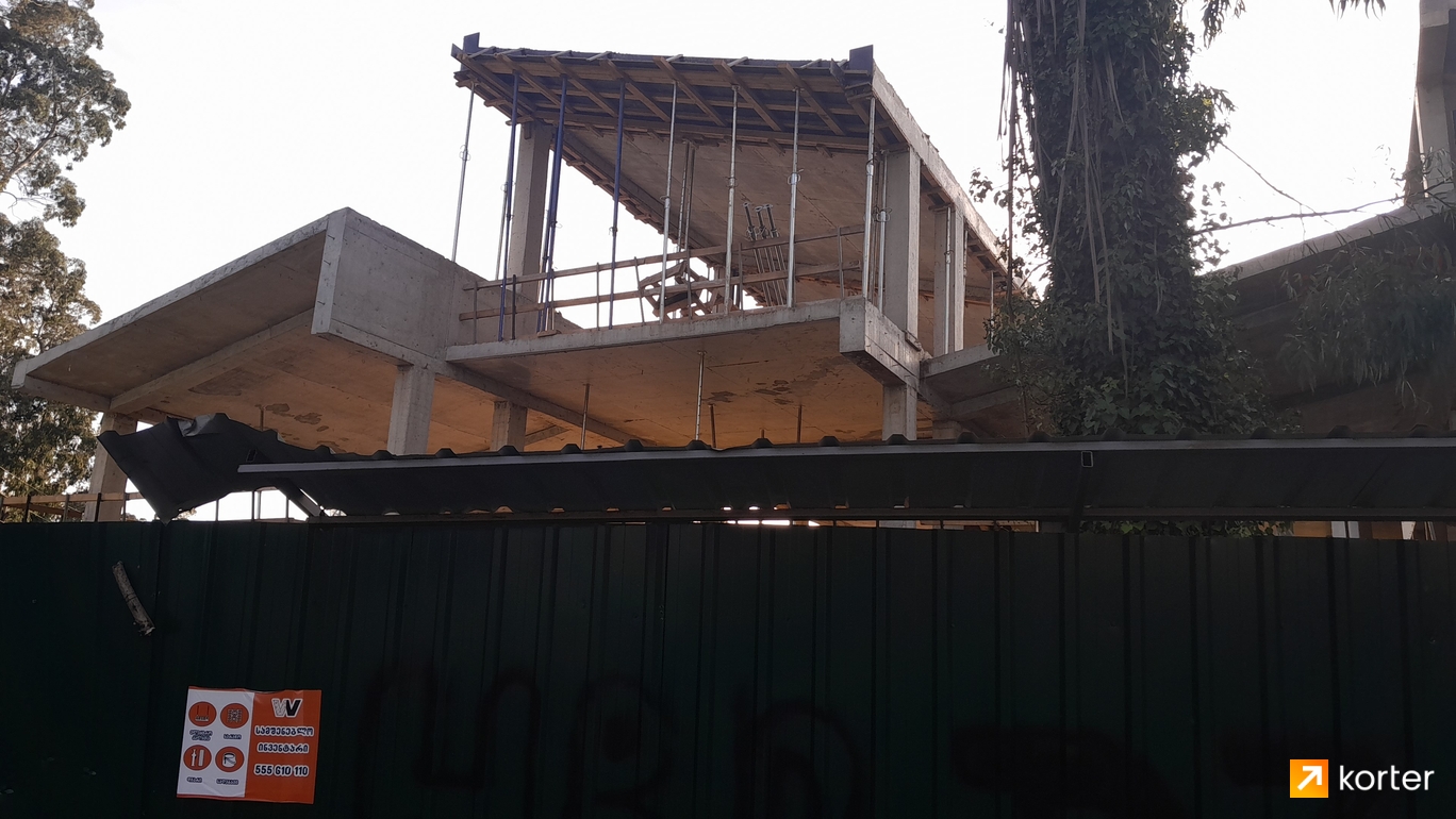 Construction progress Royal Residence Botanico - Spot 2, აპრილი 2024