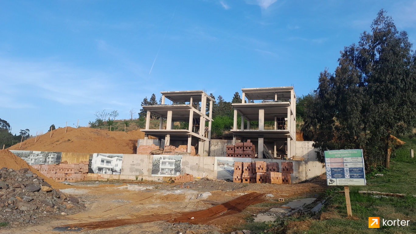 Construction progress Paradise Chakvi - Spot 2, აპრილი 2024