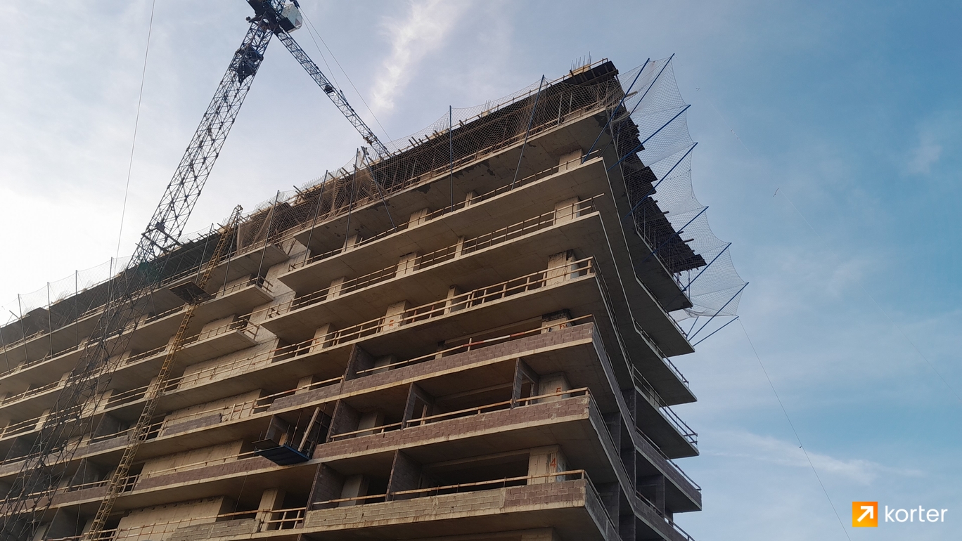 Construction progress Tekto Rakurs - Spot 3, апрель 2024