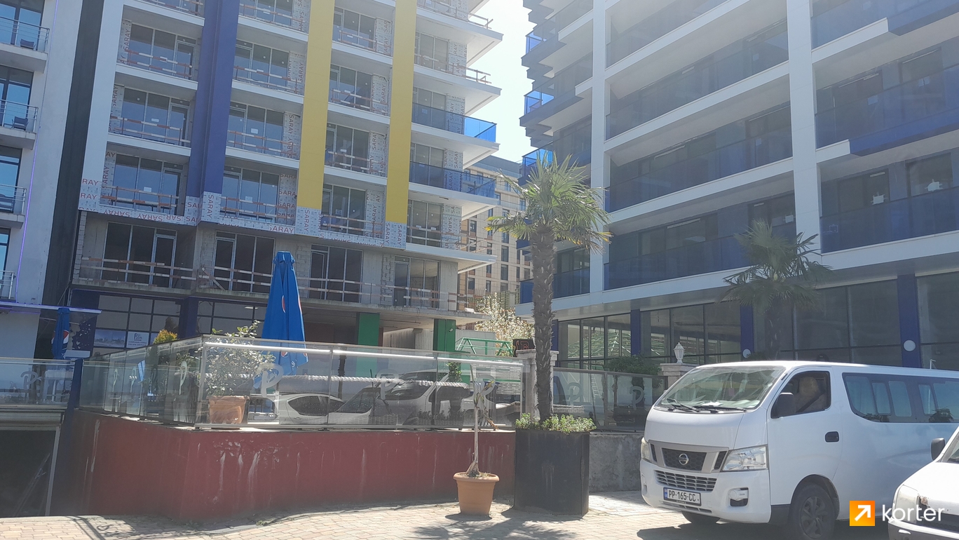 მშენებლობის პროცესი Palm Residence - რაკურსი 8, апрель 2024