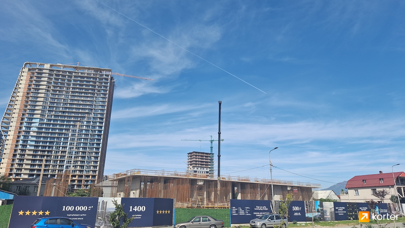 Construction progress Horizon Grand Residence - Spot 1, апрель 2024