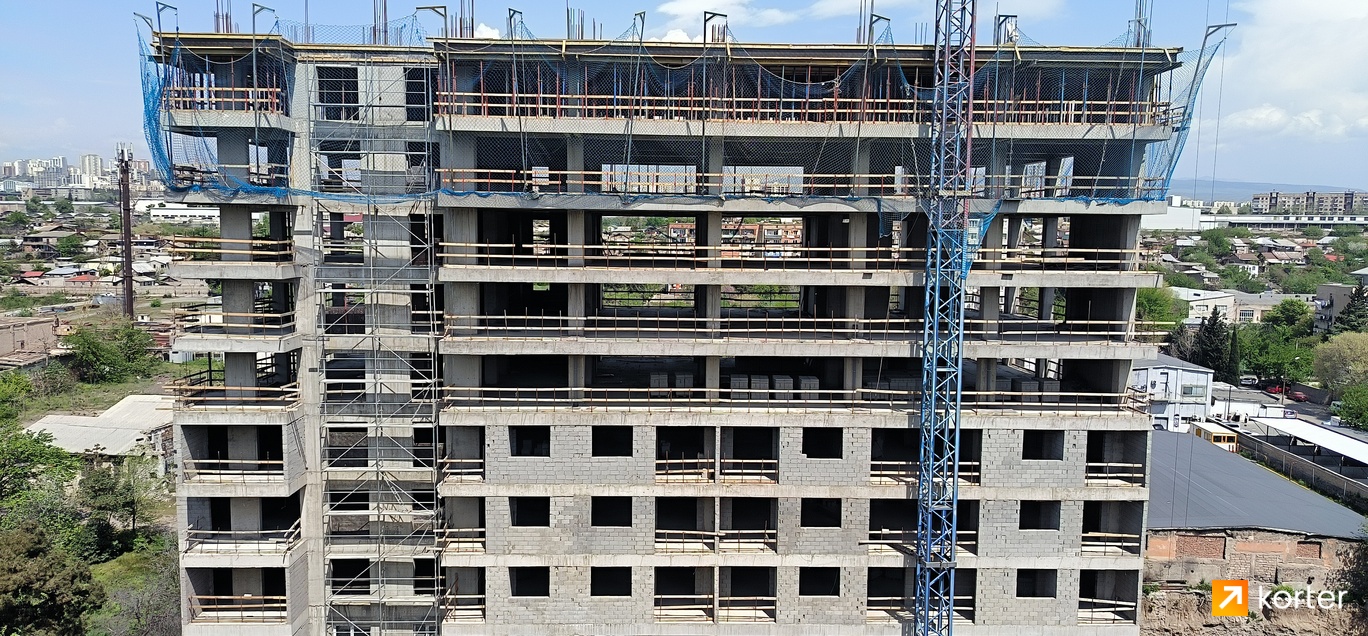 Construction progress Platinum Isani - Spot 1, апрель 2024