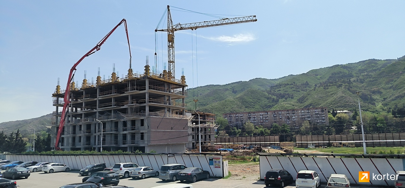 Construction progress River Gate - Spot 2, აპრილი 2024