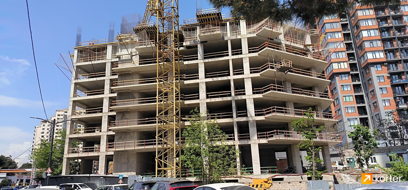 Construction progress Astoria - Spot 1, April 2024