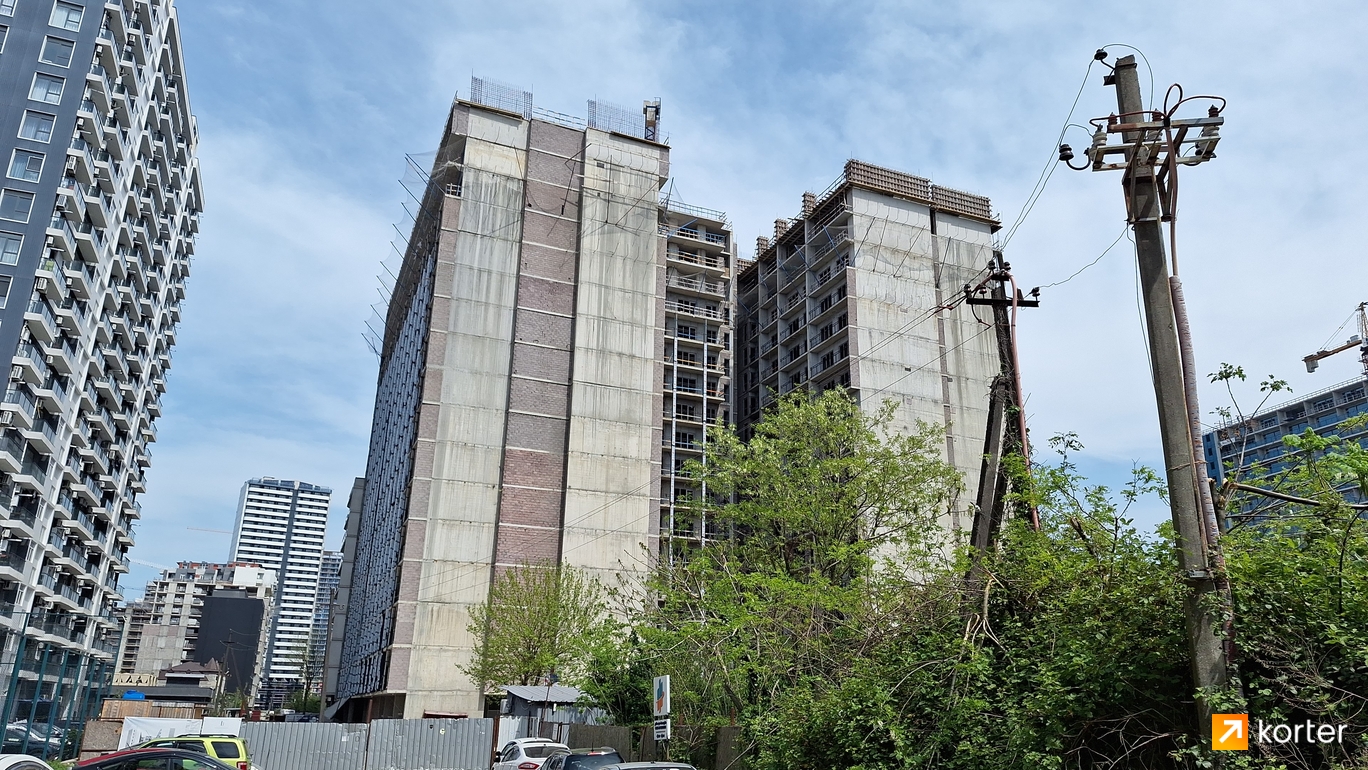 Construction progress Casa Di Batumi - Spot 4, April 2024